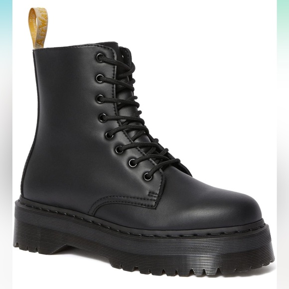 Dr. Marten Jadon II Vegan Leather Platform Boots, W7 / M6 - Picture 1 of 12